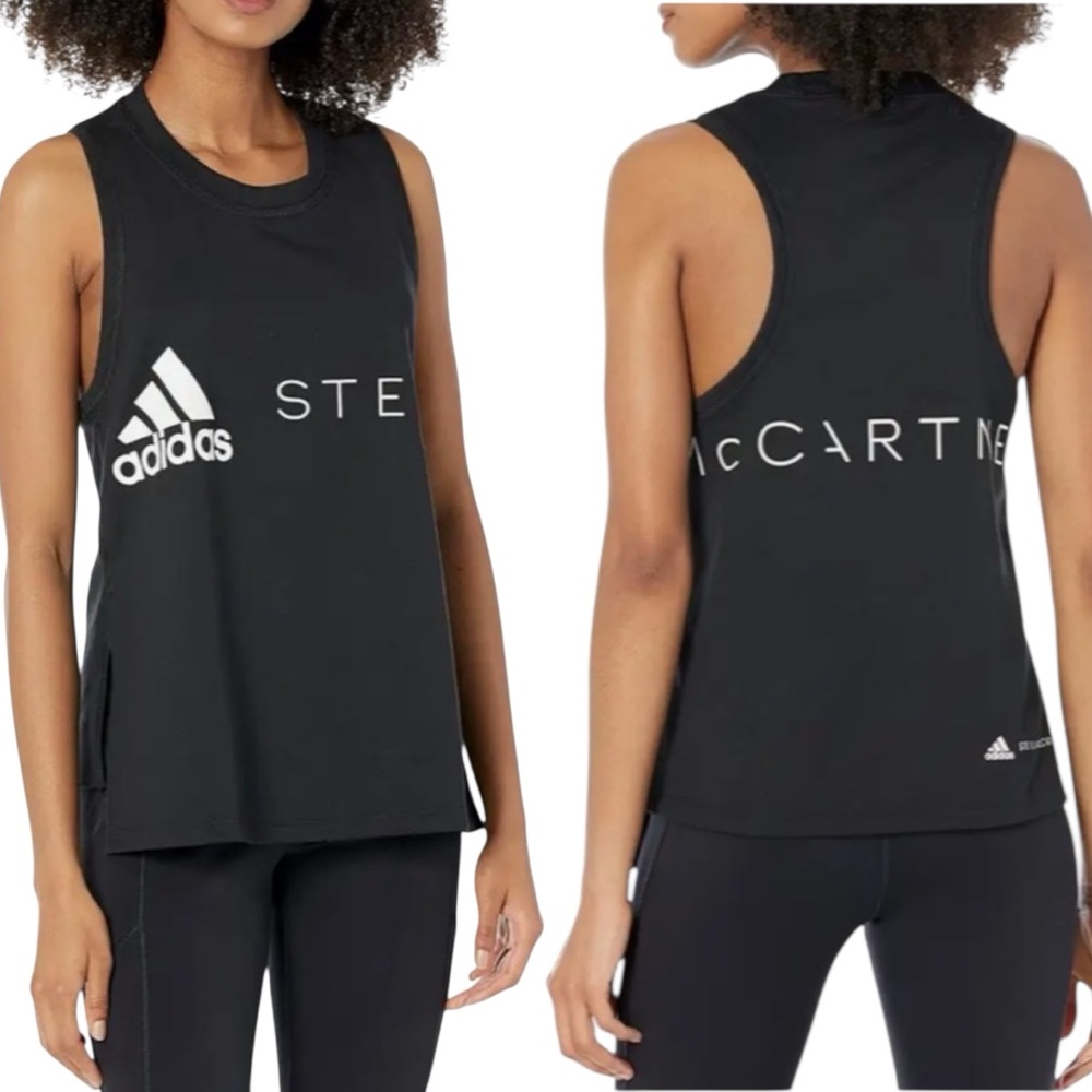 Adidas x Stella McCartney Logo Workout Tank Black size XS